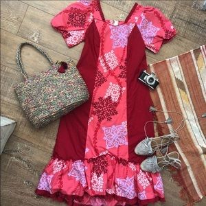 Vintage Ruffle Dress